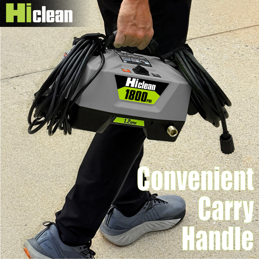 Hiclean Electric Pressure Washer, 1800 Max PSI, Ultra Compact