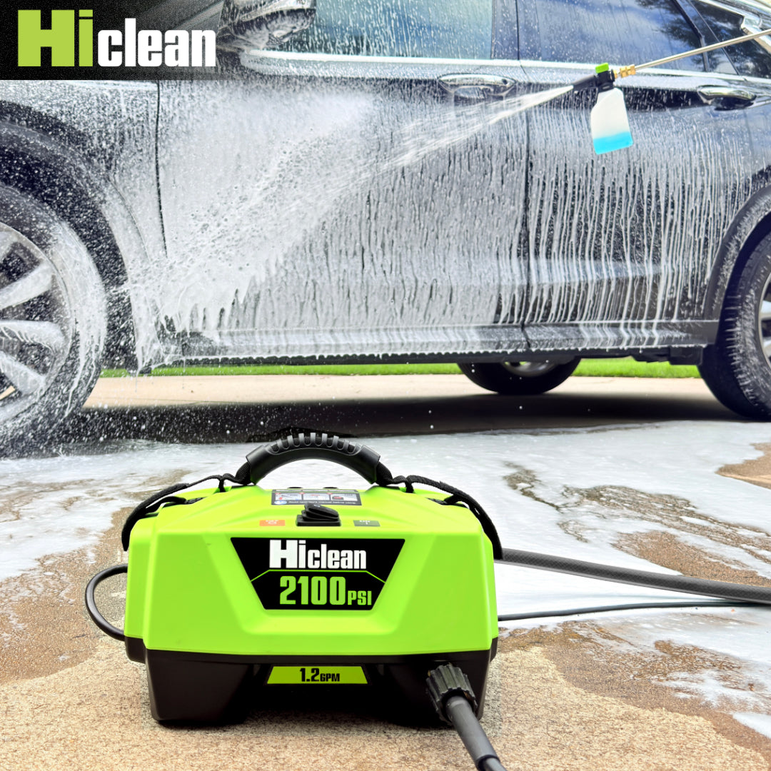 Hiclean Premium Electric Pressure Washer, 2100 Max PSI, Ultra Compact