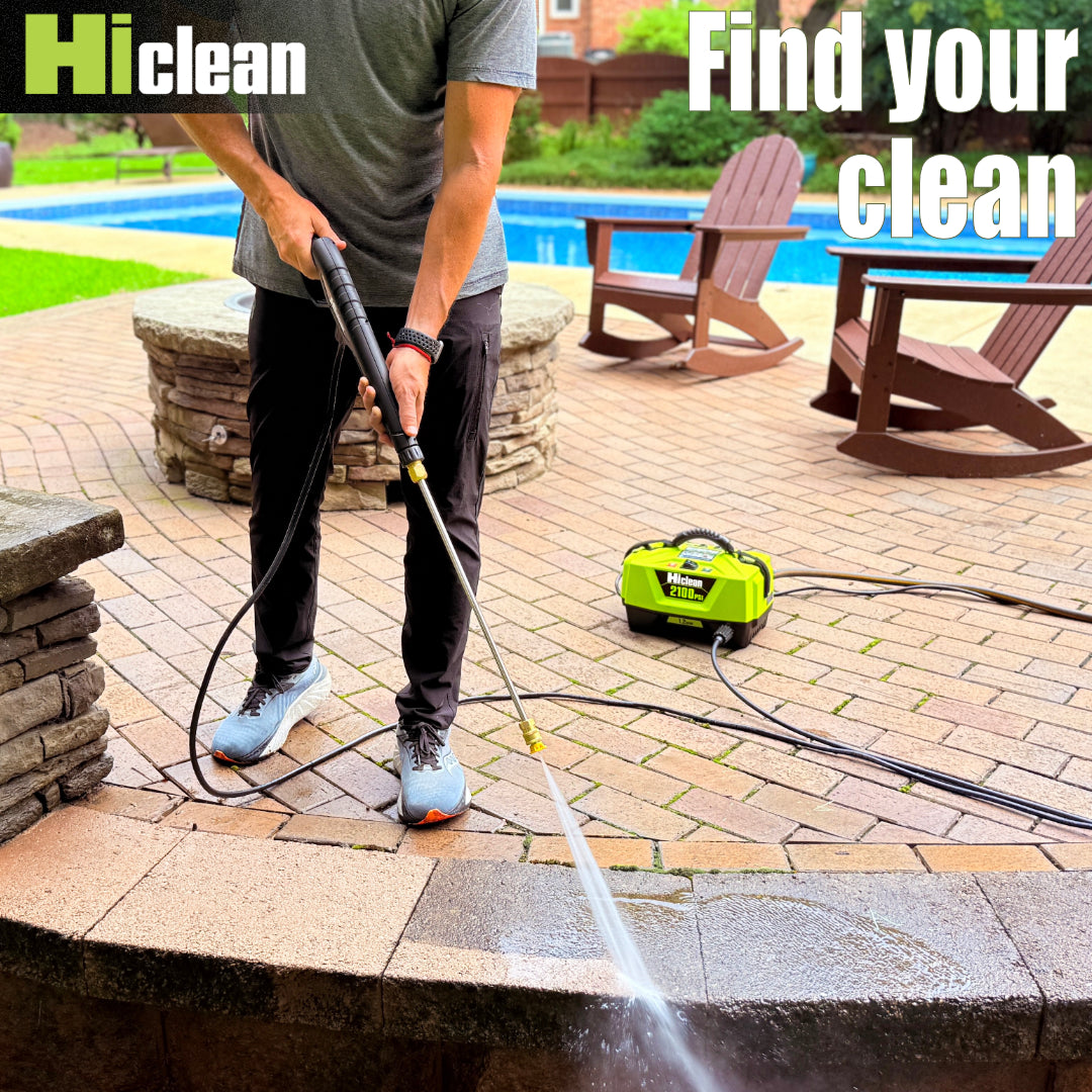 Hiclean Premium Electric Pressure Washer, 2100 Max PSI, Ultra Compact