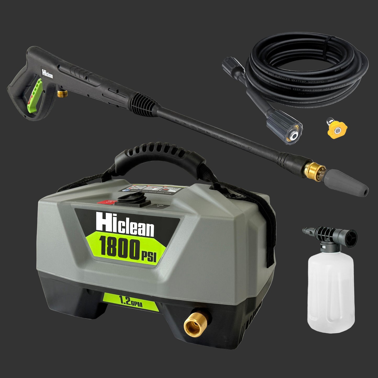 1800 PSI Electric Pressure Washer