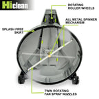 Electric Pressure Washer Surface Cleaner with Wheels, 12" Wide Attachment