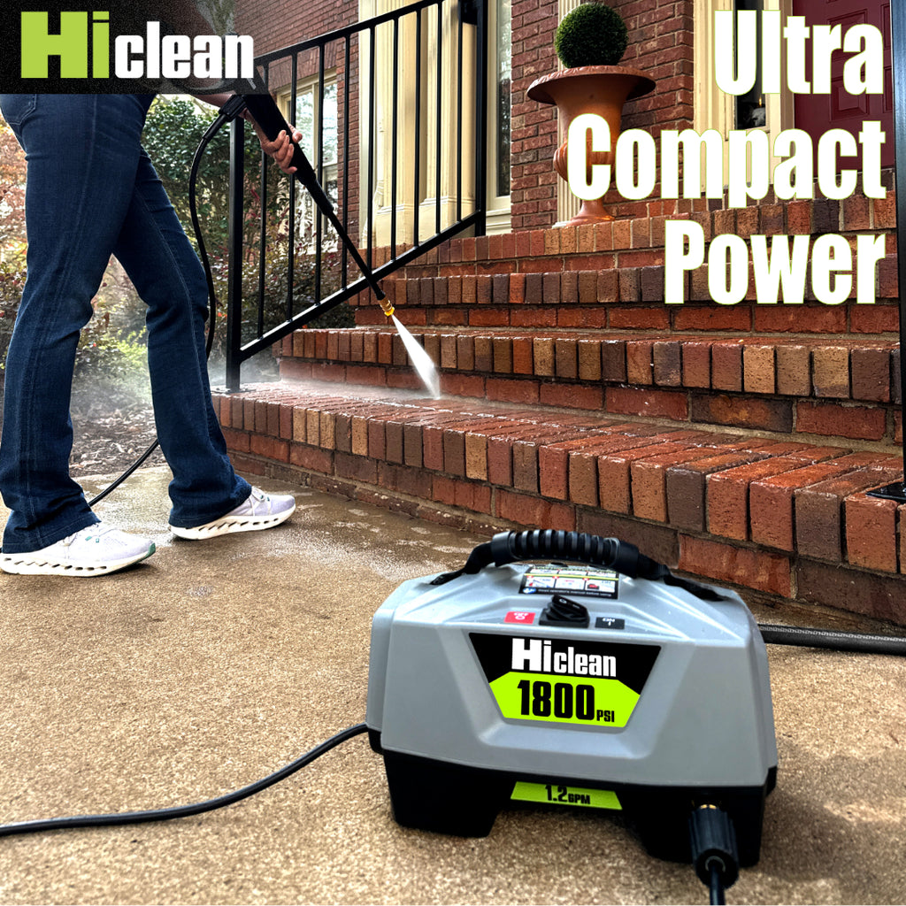 Electric Pressure Washer, 1800 PSI, Compact Portable Power Washer