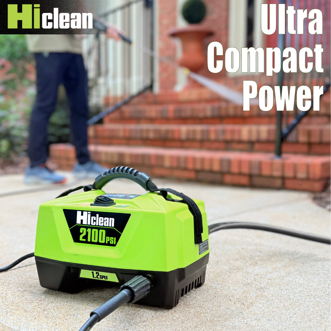 Premium Electric Pressure Washer, 2100 PSI, Compact Portable Power Washer